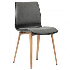ST Pod Fabric Upholstered Breakout Chair with Timber Base
Adjustable seat height
Optional upholstered
Optional 4 legs with timber finish
Optional 4 legs with black finish
Optional black base
Optional black base with castor
 Not stackable
Available in local fabrics
Available in black, red and white plastic shell
Optional frame or base colour
4 year warranty
Weight limit is 120kg