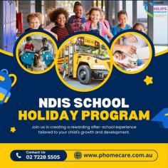 P Homecare offers engaging and supportive NDIS School Holiday Program services designed to provide children and young people with disabilities enriching activities during school breaks. Our tailored programs focus on skill development, social interaction, and fun in a safe and inclusive environment. Experienced staff deliver personalized support to meet each participant’s unique needs, ensuring a positive and enjoyable holiday experience. Aligned with NDIS goals, P Homecare’s school holiday programs promote independence, confidence, and community participation. Trust P Homecare to deliver flexible, reliable, and caring support during school holidays. Contact us today to discover how our NDIS school holiday programs can benefit your child!

https://www.phomecare.com.au/ndis-school-holiday-programs/