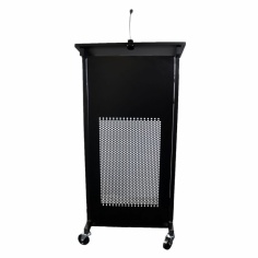 RL Lectern
Black Powdercoated Finished Steel Frame
2 x 15mm T Black Melamine Shelves
Width – 445mm, Depth – 450mm, Height – 1200mm
Shelf Size – 600mm x 400mm
Detachable Adjustable Battery Powered LED Light (Batteries Not Included)
Heavy Duty Lockable Castors