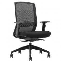 ST Bolt Mesh Back Executive Chair
Adjustable seat height
Adjustable seat and back angle
 Adjustable seat depth (seat slider)
Adjustable lumbar support
 Adjustable arms
Auto weight tensioning
Optional adjustable headrest
Synchron mechanism with 3 locking positions
670mm black nylon 5 star base
Available in black only
 Suitable for indoor use only
 4 year warranty
Weight limit is 120kg