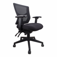 RL Milan Mesh Black Chair
Adjustable arms available as an additional extra
AFRDI Level 6
BIFMA Tested
AFRDI Load Rated to 160kg
10-year warranty
SL38L1: 360mm H x 180mm W x 250mm D