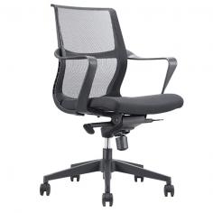 ST Chevy Mesh Back Boardroom Chair
Adjustable seat height
Adjustable seat and back angle
Adjustable weight tension
Fixed arms
Mesh back
Knee tilt mechanism with 3 locking positions
700mm black nylon base
Available in black only
Minor assembly required
Suitable for indoor use only
5 year warranty
Weight limit is 120kg