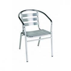 MA Stackable Commercial Aluminium Chair with Arms
Stackable with arms
Fully welded aluminium frame for commercial use
Commercial Grade Tubing 28mm x 1.5mm
Dimensions (mm) : 725H x 550W x 620D
Weight : 2.4kg
Origin : China