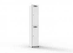 RL 2 Door Melamine Locker
Finished In Laminate, Featuring Black Edging
Width – 305mm, Depth – 455mm, Height – 1850mm
No. of Compartments – 2
E0 Rated MR Melamine Carcass
1 x Hanging Rail Per Compartment
Key Locking
Includes 2 x Keys Per Lock
Adjustable Levelling Feet
Soft Close Hinges
E0 Rated MDF Doors With Clear Sealant On Vent Cutouts