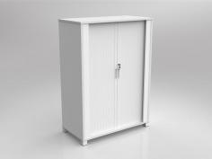 OL Tambour Door Storage Cabinet 1250mm Height
Axis Tambour storage cabinet
1250mm high x 900mm wide x 450mm deep
25mm top and base
18mm carcase
Carcase & doors in Studio White
Gang locking
2 x 18mm adjustable shelves
Set on powdercoated steel feet
Warranty: 12 Years