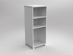 OL Axis Tower Bookcase storage
ISO 14001 & ISO 9001 Certified
1250mm high x 506mm wide x 460mm deep
25mm top, shelves and base
18mm studio white carcase
Flush joined construction
Fits three levels of A4 filing
Set on powdercoated steel feet with levelling glides
10 Years Warranty
Flatpack, assembly required