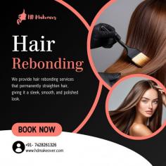 Looking for professional Hair Rebonding Services? We provide expert hair rebonding treatments that permanently straighten hair, giving it a sleek, smooth, and polished finish. Our advanced rebonding process helps control frizz, improve manageability, and enhance overall hair appearance. With skilled professionals and quality products, we ensure long-lasting, safe, and beautiful results.