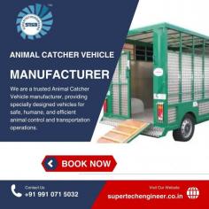 Looking for a reliable Animal Catcher Vehicle Manufacturer? We specialize in manufacturing high-quality animal catcher vehicles designed for safe and humane handling of stray and wild animals. Built with durable materials and advanced safety features, our vehicles are ideal for municipal corporations, animal control departments, and NGOs. The vehicles are equipped with secure cages, easy loading systems, and proper ventilation to ensure animal safety and operational efficiency. Custom designs and competitive pricing available. Contact us today for dependable animal catcher vehicle solutions and professional support.