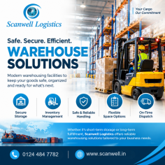 Optimize your supply chain with professional Warehousing Solution services designed to provide safe, organized, and efficient storage for businesses of all sizes. Modern warehousing facilities offer inventory management, cargo handling, order fulfillment, distribution, cross-docking, and value-added logistics services to ensure smooth operations and timely deliveries. With advanced tracking systems, secure storage environments, and customized solutions, your goods are managed with accuracy and care. Choose trusted warehousing solutions to improve inventory control, streamline logistics operations, and support the growth of your business.
